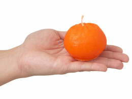 Разное Свеча "Мандарин", оранжевый