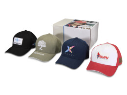 Разное Коробка с образцами бейсболок из переработанных материалов - Белый