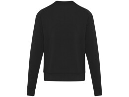 Elevate Yukon унисекс интерлок спортивный свитер с круглым вырезом - Сплошной черный