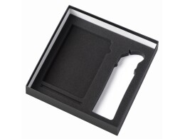 Разное Подарочный набор с блокнотом С1, металлической ручкой и бутылкой для воды, темно-синий