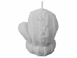 Разное Свеча "Рукавичка", серый