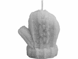 Разное Свеча "Рукавичка", серый