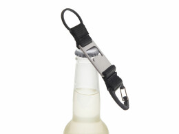 Разное Брелок-ремувка с открывашкой и карабином "Champion", черный