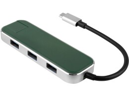 Rombica Хаб USB Rombica Type-C Chronos Green (Р)