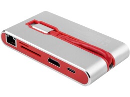 Rombica Хаб USB Rombica Type-C Hermes Red (Р)