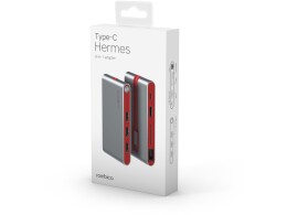 Rombica Хаб USB Rombica Type-C Hermes Red (Р)