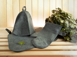 сделано в России Набор для бани «Парилка», ver.2, серый