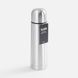 Разное Термос Plain 500, ver.2, серебристый