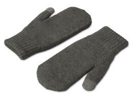 US Basic Варежки «Dunant», темно-серый меланж