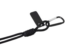 Разное Брелок-веревочка на карабине "Trinket", черный