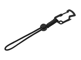 Разное Брелок-шнурок "Spanner" с карабином с открывашкой для бутылок и ключом-шестигранником, черный