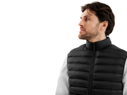 U Basic Стеганый жилет "Uniqloud", черный