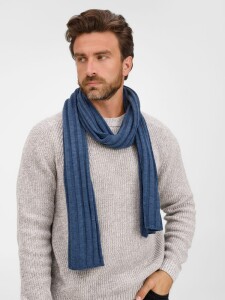 teplo Шарф Metelitsa, синий меланж (джинс)