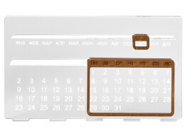 Разное Вечный календарь Evermore 210х127 мм: фанера 3 мм, орг стекло 4 мм, упаковка в плотный крафт конверт