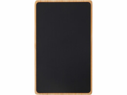 Savio Внешний аккумулятор с подсветкой лого «Reedia S2», 5000 mAh, бамбук, черный