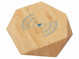 Savio Беспроводное зарядное устройство «Gex», 15 Вт, бамбук