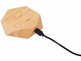 Savio Беспроводное зарядное устройство «Gex», 15 Вт, бамбук