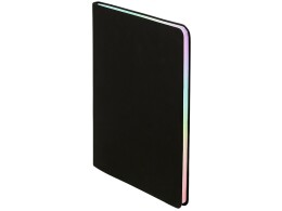 Lettertone Блокнот А5 в гибкой обложке "Fellini" с голографическим срезом, черный