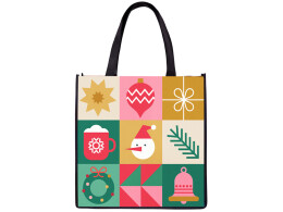 Разное Сумка для шопинга с донной складкой и ручкой из нетканого PET материала