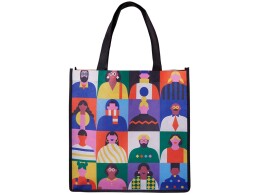 Разное Сумка для шопинга с донной складкой и ручкой из нетканого PET материала