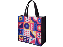 Разное Сумка для шопинга с донной складкой и ручкой из нетканого PET материала