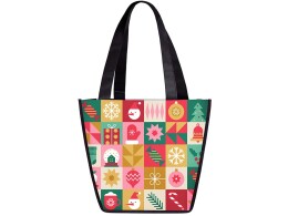 Разное Сумка для шопинга с донной складкой и ручкой из нетканого PET материала