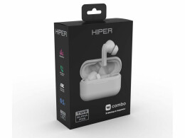 HIPER Беспроводные наушники HIPER TWS Alpha PX8 (HTW-APX8) Bluetooth 5.0 гарнитура, Белый (Р)