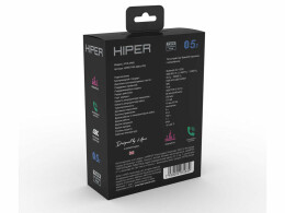 HIPER Беспроводные наушники HIPER TWS Alpha PX8 (HTW-APX8) Bluetooth 5.0 гарнитура, Белый (Р)