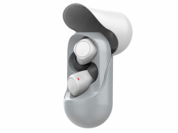 HIPER Беспроводные наушники HIPER TWS Smart IoT M1 (HTW-M10) Bluetooth 5.1 гарнитура, Серый (Р)