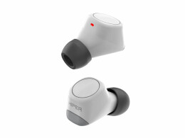 HIPER Беспроводные наушники HIPER TWS Smart IoT M1 (HTW-M10) Bluetooth 5.1 гарнитура, Серый (Р)