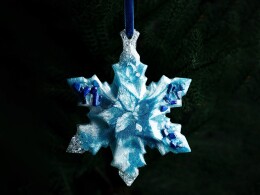Разное Елочные игрушки (Снежинка) Содалит