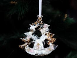 Разное Елочные игрушки (Ель) Розовый кварц