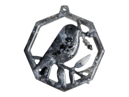 Разное Елочные игрушки (Снегирь) Обсидиан