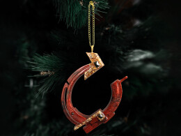 Разное Елочные игрушки (Подкова).Символы года Гранат