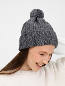 Sherst Шапка Frissonelle, серый меланж