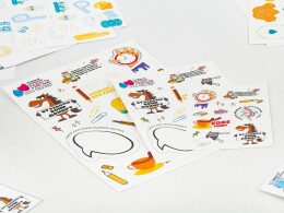 сделано в России Наклейки бумажные Sticker Pack на заказ, S