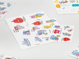 сделано в России Наклейки ПВХ Sticker Pack на заказ, S