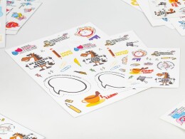 сделано в России Наклейки ПВХ Sticker Pack на заказ, S