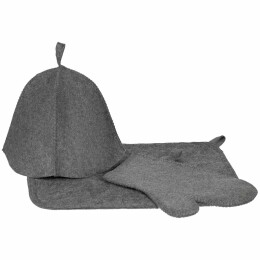 сделано в России Банный набор Heat Therapy ver.2, мужской, светло-серый