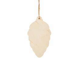 Разное Подвеска шишка с цветной подложкой, коричневая подложка