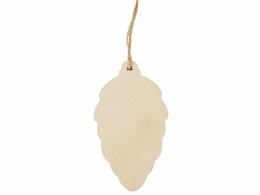 Разное Подвеска шишка с цветной подложкой, зеленая подложка