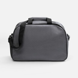 сделано в России Спортивная сумка Atlantes, светло-серая с черным