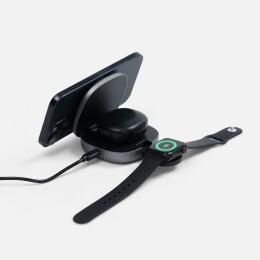 Indivo Складная станция беспроводной зарядки flowPad, серая