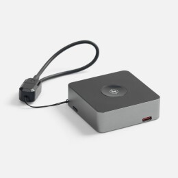 Uniscend Внешний аккумулятор с беспроводной зарядкой Aura Power 5000 мАч, серый