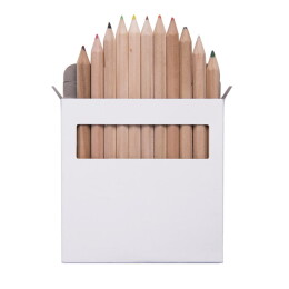 Happy gifts Набор цветных карандашей с раскрасками BOLTEX, 9х9х1см, бумага, дерево, картон