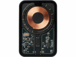 Qjet Беспроводной магнитный внешний аккумулятор с QC\PD «MagnifIQ», 10000 мАч, 15 Вт, черный