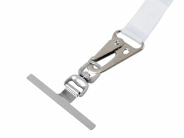 Разное Ланъярд 2,5 см под сублимацию с большим карабином и металлическим держателем для телефона