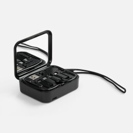 Uniscend Набор для ухода за гаджетами с беспроводной зарядкой Rules, черный