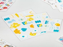 сделано в России Наклейки UV-DTF Stiker Pack на заказ, S