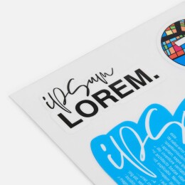 сделано в России Наклейки UV-DTF Sticker Pack на заказ, S